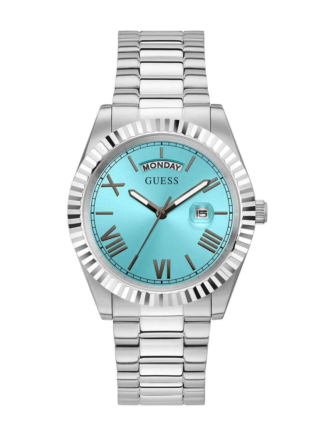 Silver Connoisseur Aqua Watch Guess