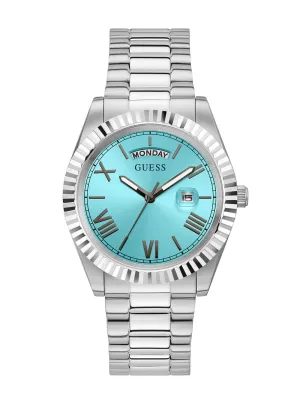 Silver Connoisseur Aqua Watch Guess