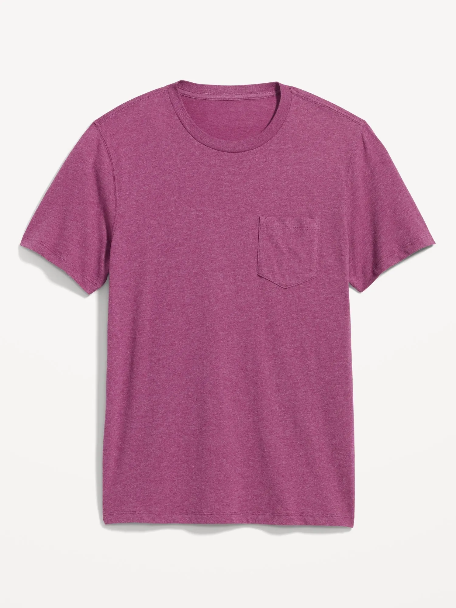 Soft-Washed Chest-Pocket Crew-Neck T-Shirt for Men
