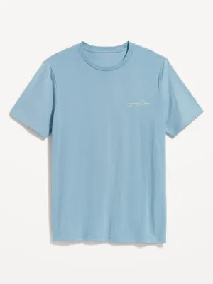 Soft-Washed Graphic T-Shirt For Men