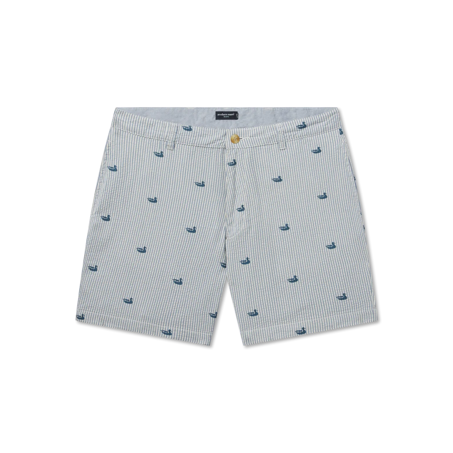 Southern Marsh 21 Seersucker Regatta Short - 6in. Flat