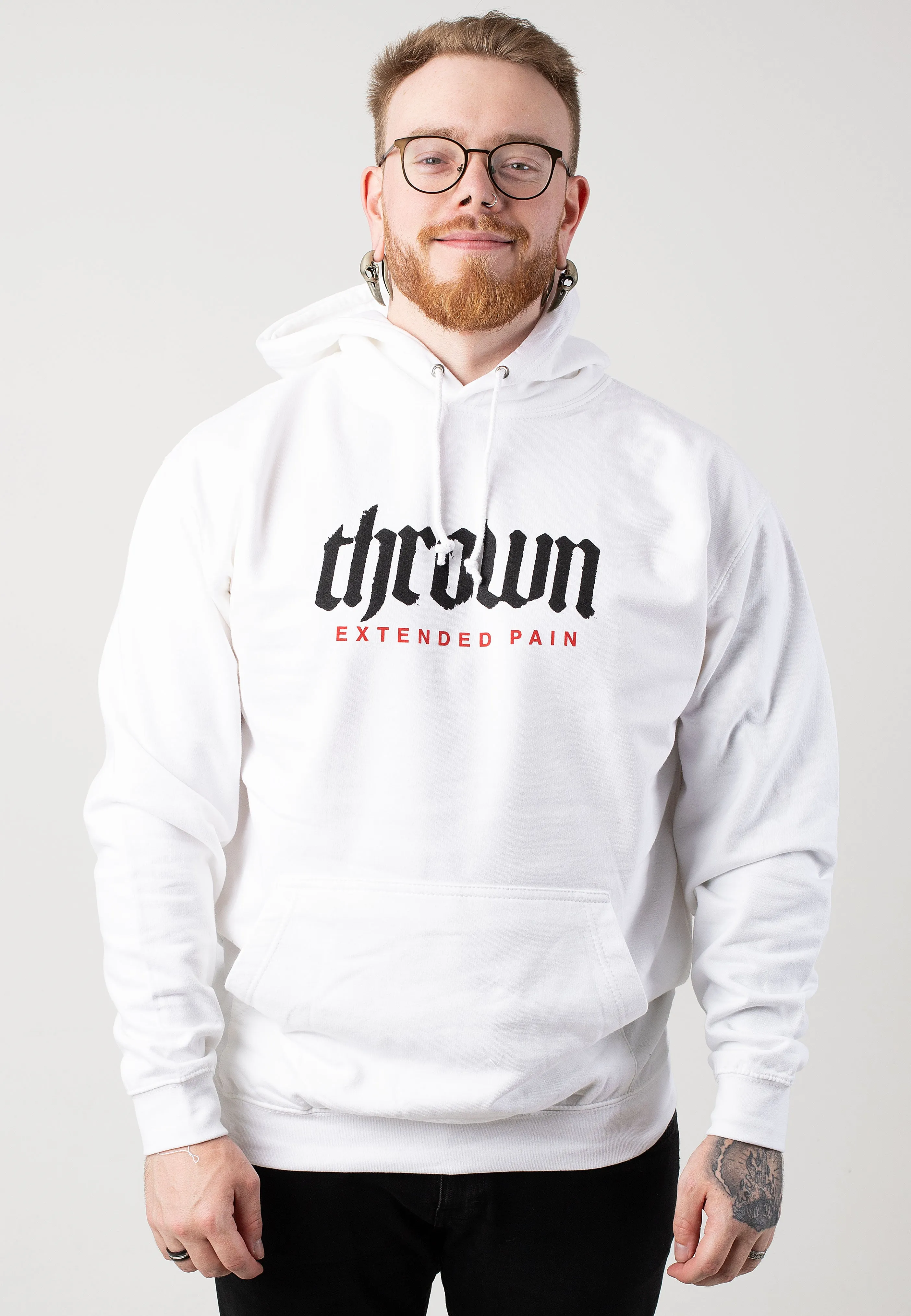 Thrown - Extended Pain White - Hoodie