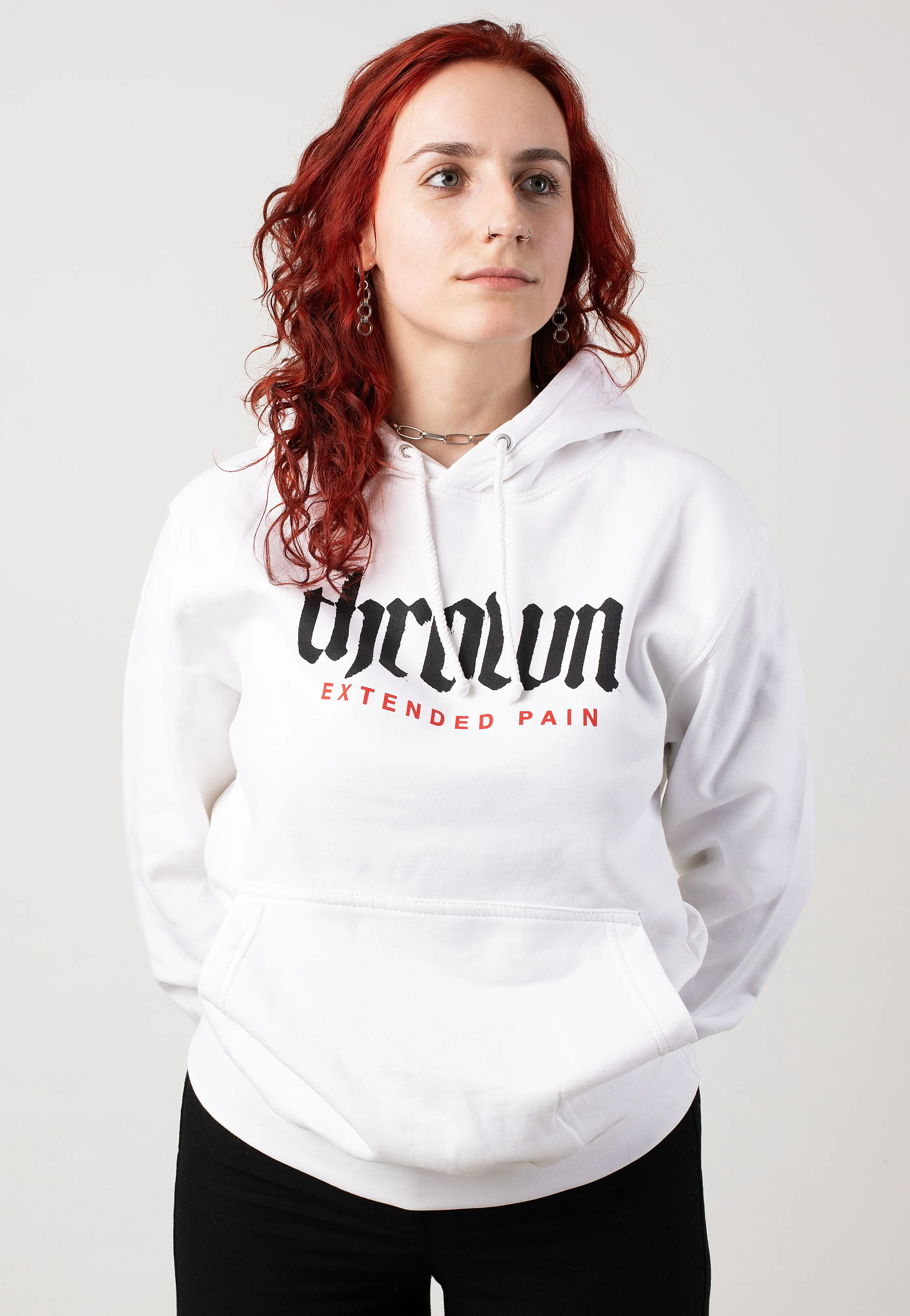 Thrown - Extended Pain White - Hoodie