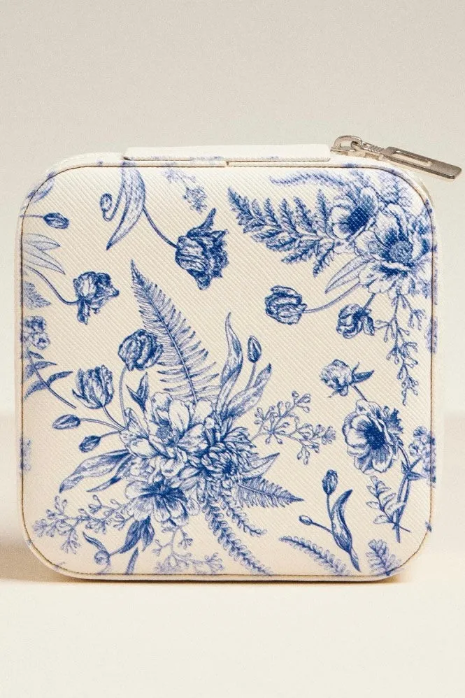 Vegan Leather Travel Jewelry Box