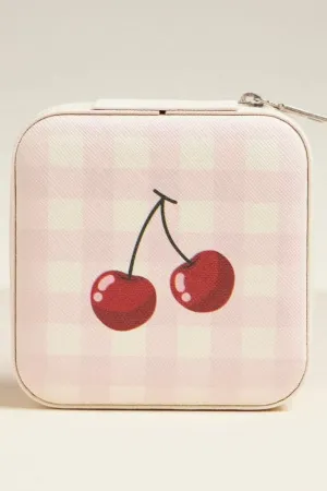 Vegan Leather Travel Jewelry Box