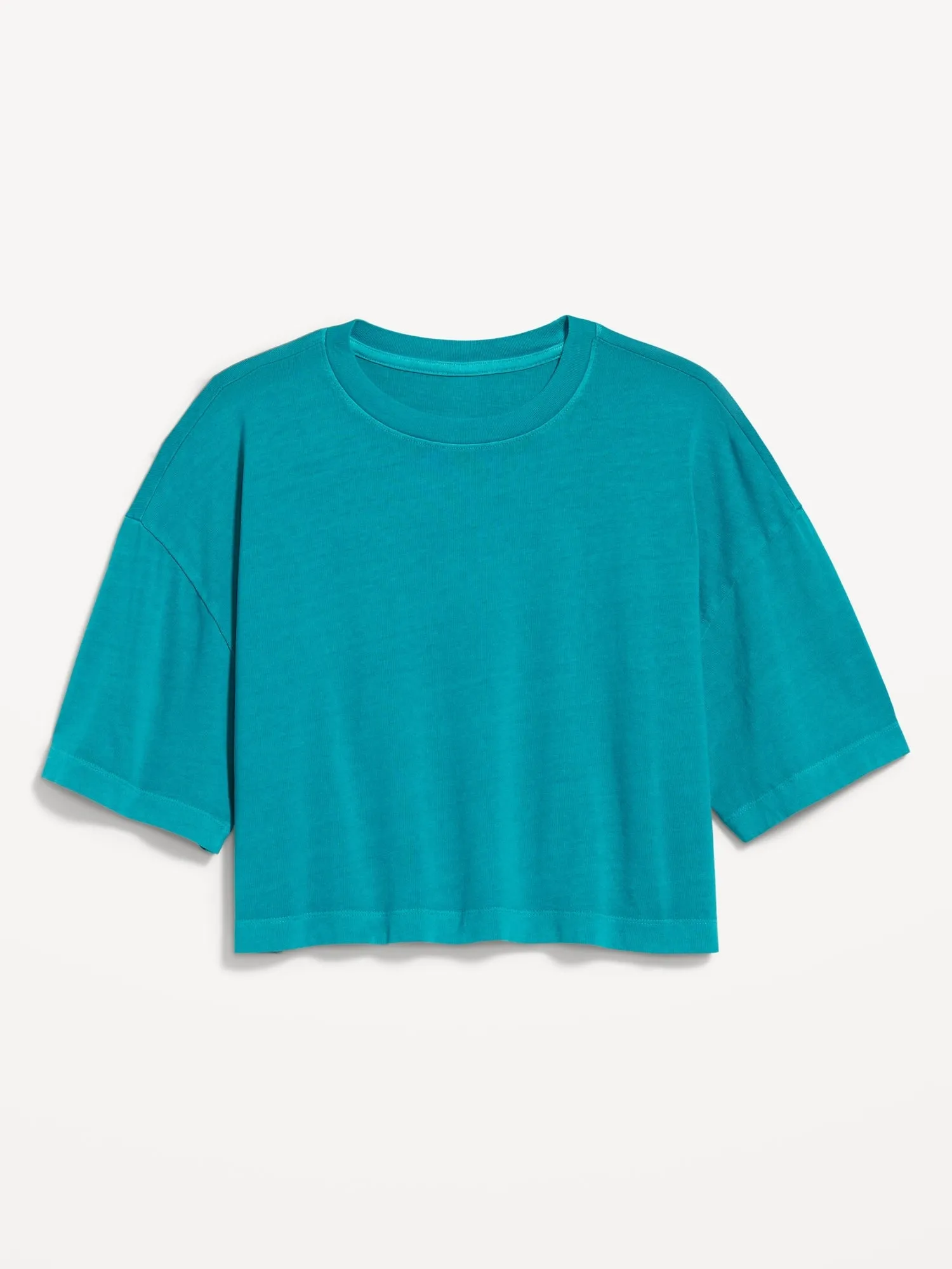 Vintage Oversized Crop T-Shirt