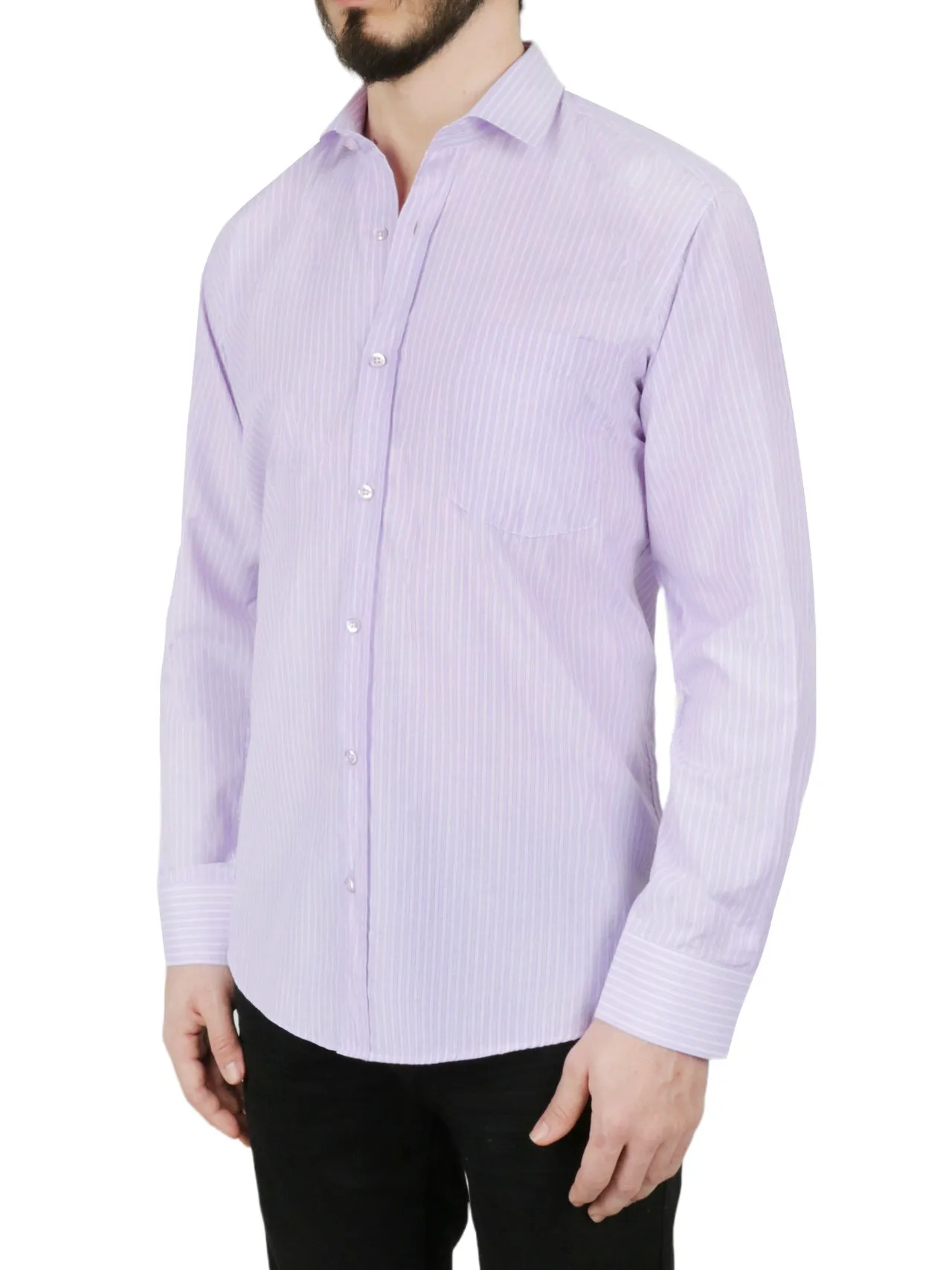 Worth Every Penny Purple Striped Dress Shirt  Last Chance!